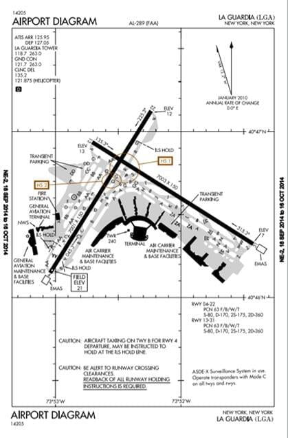 Map of LaGuardia Airport